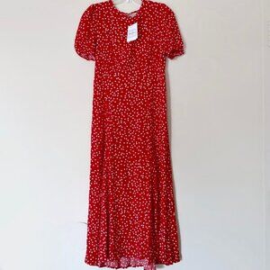 Emily Daniels Red polka dot dress